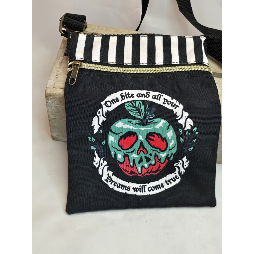 Loungefly Disney Snow White Evil Queen Poison Apple Crossbody Bag BoxLunch Goth